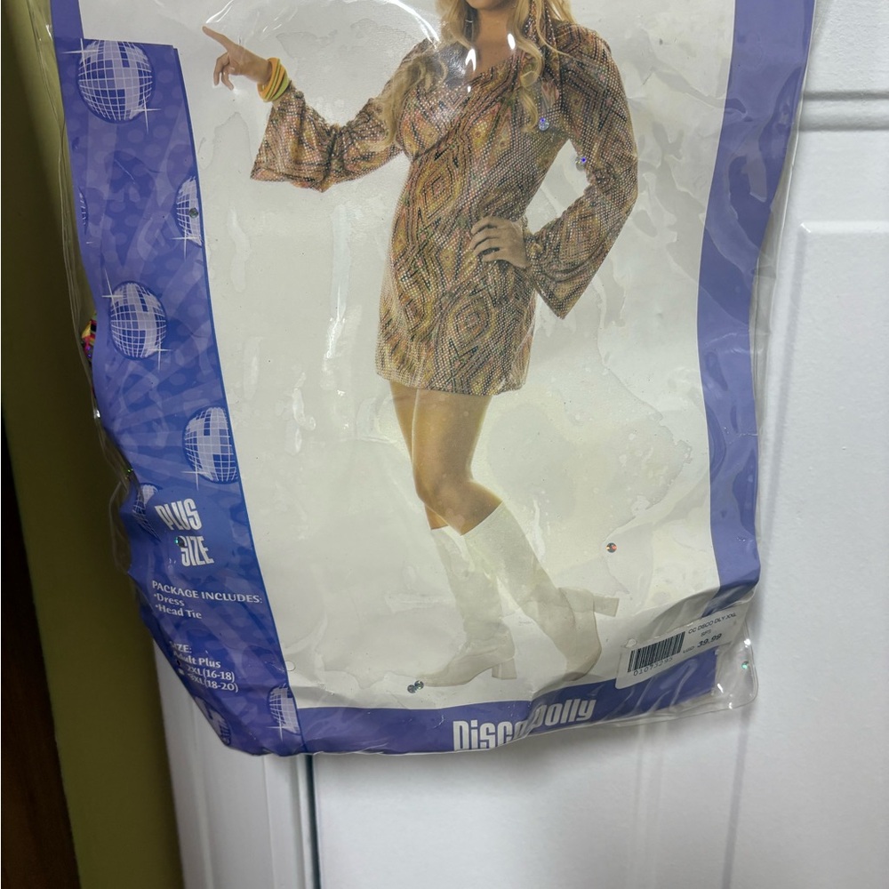 Disco Dolly Costume with White Boots